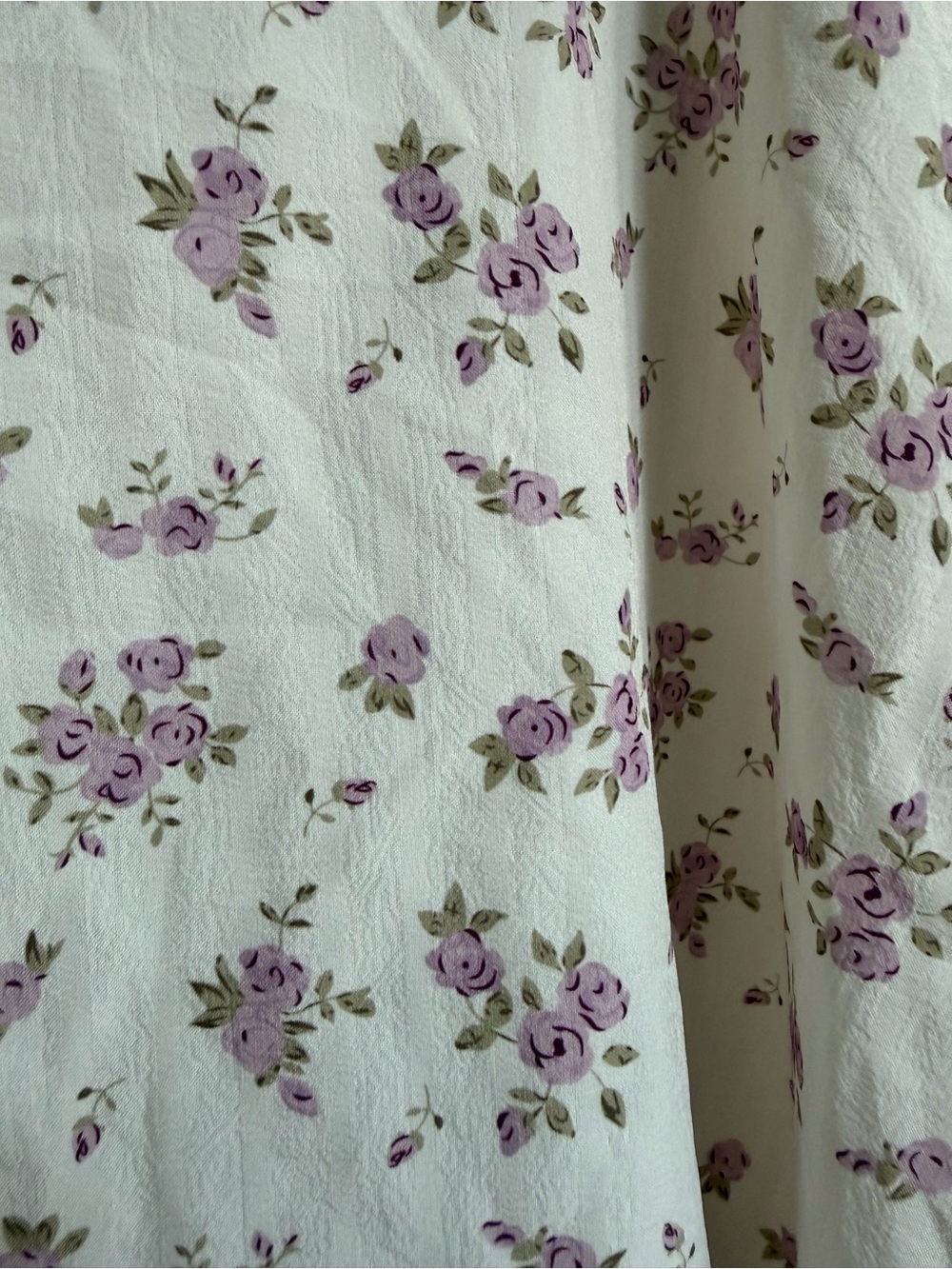 Ditsy Floral Square Neck Drawstring Riches Mini Dress - Picture 5 of 6